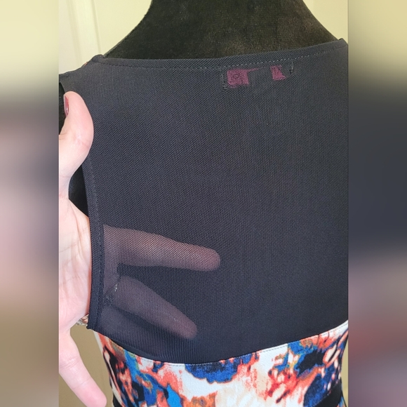 🔥2For$20 Material Girl Brand Multicolor & MESH Sleeveless Dress Size SMALL - Picture 5 of 7
